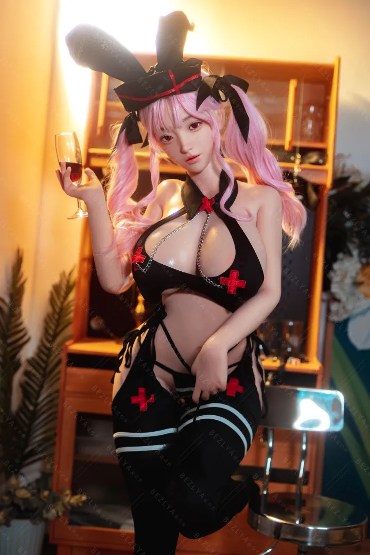 157cm (5ft2) K คัพ น้ำหนักเบา ซิลิโคน ตุ๊กตายาง หัวรุ่น ROS Bletilla
